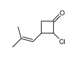 Cyclobutanone,2-chloro-3-(2-methyl-1-propenyl)- (9CI)结构式