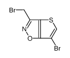6-bromo-3-(bromomethyl)thieno[2,3-d][1,2]oxazole结构式