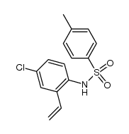 2-vinyl-4-chloro-N-tosylaniline结构式