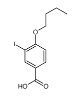 4-丁氧基-3-碘苯甲酸结构式