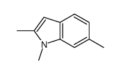 1,2,6-trimethylindole结构式