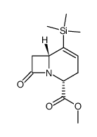 methyl 8-oxo-5-(trimethylsilyl)-1-azabicyclo<4.2.0>-4-octene-2-carboxylate结构式