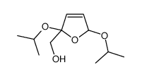 [2,5-di(propan-2-yloxy)-2H-furan-5-yl]methanol结构式