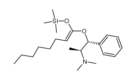 1-octen-1-al [(1R,2S)-2-(dimethylamino)-1-phenylpropyl] trimethylsilyl acetal结构式