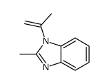 1H-Benzimidazole,2-methyl-1-(1-methylethenyl)-(9CI) Structure