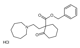 benzyl 1-[2-(azepan-1-yl)ethyl]-2-oxocyclohexane-1-carboxylate,hydrochloride结构式