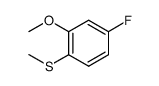 4-Fluoro-2-methoxy-1-(methylsulfanyl)benzene Structure