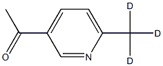 3-Acetyl-6-(methyl-d3)-pyridine结构式