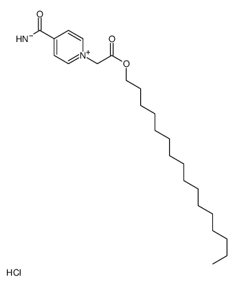 hexadecyl 2-(4-carbamoylpyridin-1-ium-1-yl)acetate,chloride Structure