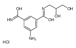 5-氨基-n-(2,3-二羟基-1-丙基)-异酞酰胺盐酸盐结构式