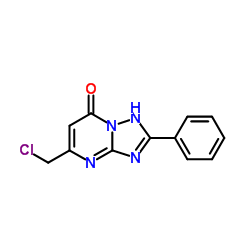5-(Chloromethyl)-2-phenyl[1,2,4]triazolo[1,5-a]pyrimidin-7(1H)-one Structure
