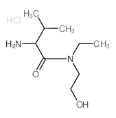 2-Amino-N-ethyl-N-(2-hydroxyethyl)-3-methylbutanamide hydrochloride Structure