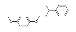 1-methoxy-4-((1-phenylethoxy)methoxy)benzene Structure