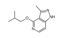 4-isobutoxy-3-methyl-1H-pyrazolo[4,3-c]pyridine结构式