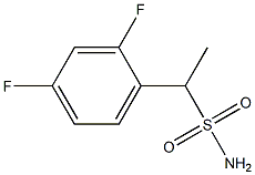 1-(2,4-difluorophenyl)ethane-1-sulfonamide Structure