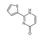 2-thiophen-2-yl-1H-pyrimidin-6-one Structure