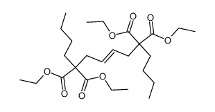 tetraethyl tetradec-7-ene-5,5,10,10-tetracarboxylate结构式