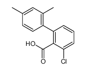 2-chloro-6-(2,4-dimethylphenyl)benzoic acid Structure