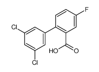 2-(3,5-dichlorophenyl)-5-fluorobenzoic acid Structure