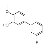 5-(3-fluorophenyl)-2-methoxyphenol结构式