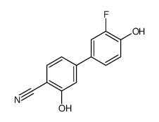 4-(3-fluoro-4-hydroxyphenyl)-2-hydroxybenzonitrile Structure
