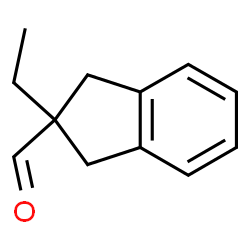 2-ETHYL-2,3-DIHYDRO-1H-INDENE-2-CARBOXALDEHYDE结构式