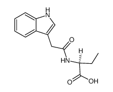 (S)-2-(2-1H-Indol-3-yl-acetylamino)-butyric acid Structure