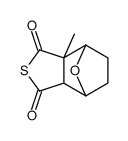 3a-Methyl-4,7-hexahydroepoxybenzo(c)thiophene-1,3-dione (3a-α,4-β,7-β,7a-α) Structure