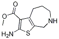2-AMino-5,6,7,8-tetrahydro-4H-thieno[2,3-c]azepine-3-carboxylic acid Methyl ester结构式