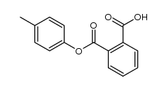 p-methylphenyl hydrogen phthalate Structure