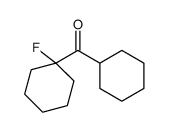 Methanone, cyclohexyl(1-fluorocyclohexyl)- (9CI) structure