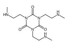 1,3,5-tris[2-(methylamino)ethyl]-1,3,5-triazinane-2,4,6-trione结构式