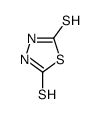 1,3,4-Thiadiazole-2,5-dithiol Structure