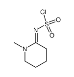 (1-methylpiperidin-2-ylidene)sulfamoyl chloride结构式