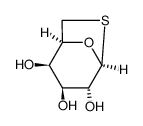 .beta.-D-Galactopyranose, 1,6-dideoxy-1,6-epithio- Structure