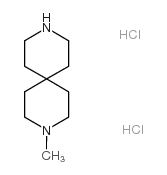 3-methyl-3,9-diazaspiro[5.5]undecane dihydrochloride structure