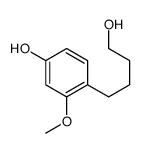 4-(4-hydroxybutyl)-3-methoxyphenol Structure