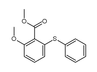 methyl 2-methoxy-6-(phenylthio)benzoate结构式