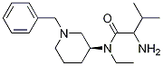 (S)-2-AMino-N-(1-benzyl-piperidin-3-yl)-N-ethyl-3-Methyl-butyraMide结构式