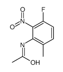 2-Acetamido-4-fluoro-3-nitrotoluene结构式