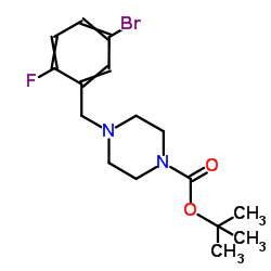 4-Bromo-2-(4-BOC-piperazinomethyl)-1-fluorobenzene picture