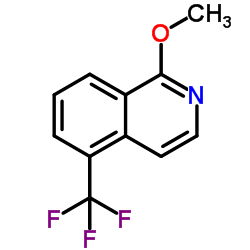 5-(trifluoromethyl)-1-Methoxyisoquinoline结构式