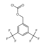 3,5-bis(trifluoromethyl)benzyl chloroformate Structure