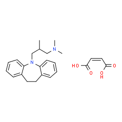 (-)-Trimipramine maleate结构式
