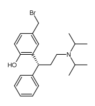 (R)-4-(bromomethyl)-2-(3-(diisopropylamino)-1-phenylpropyl)phenol结构式