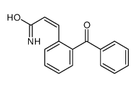 3-(2-benzoylphenyl)prop-2-enamide Structure