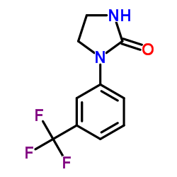 1-[3-(三氟甲基)苯基]咪唑啉-2-酮结构式