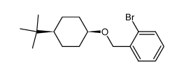 cis-(2'-bromobenzyloxy)-4-tert-butylcyclohexane结构式