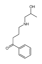 4-(2-hydroxypropylamino)-1-phenylbutan-1-one结构式