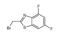 2-(BROMOMETHYL)-4,6-DIFLUOROBENZOTHIAZOLE结构式